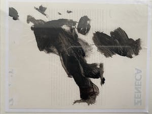 Dorus Brekelmans - man met aktetas in storm kopen? Bied vanaf 10!