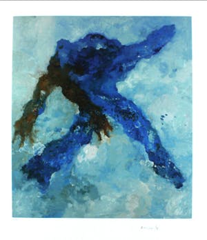 Armando - Gestalt blau 2017 - handgesigneerde Giclée - oplage 25 kopen? Bied vanaf 159!