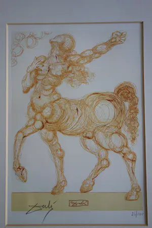 Salvador Dali - Der Kentaur Cacus*Göttliche Komödie kopen? Bied vanaf 850!