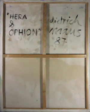 Dietrich Maus - Olieverf op doek, Hera & Ophion (Zeer groot) kopen? Bied vanaf 150!