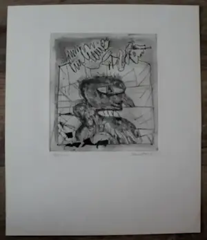 Lucebert - Ets: Zonder titel kopen? Bied vanaf 150!