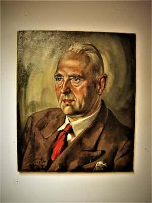 Edmond Wingen - Maastricht 1906 - olieverf - portret van zijn vader - gesigneerd verkocht voor € 30!