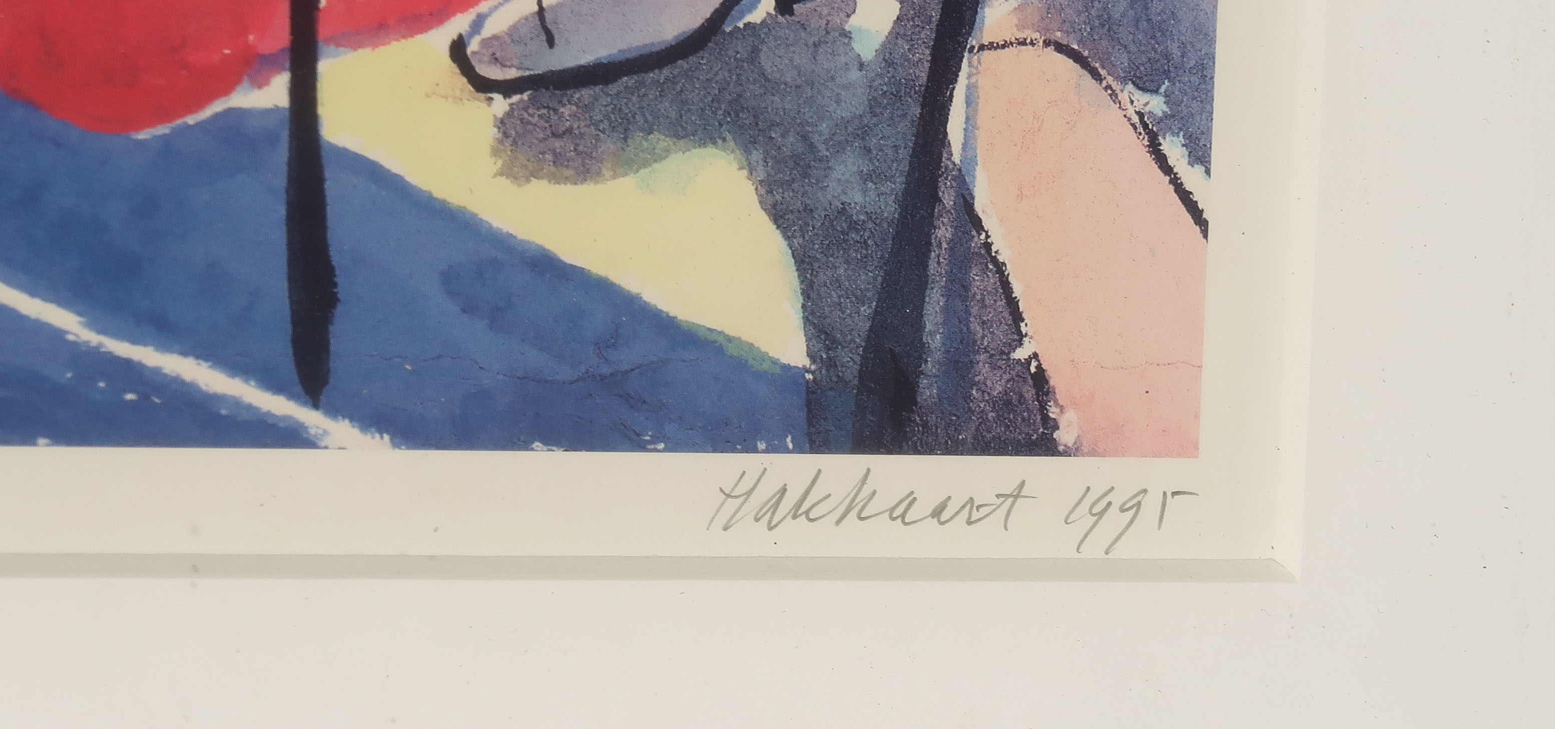 Fer Hakkaart - Zeefdruk, Perspectief - Ingelijst kopen? Bied vanaf 35!