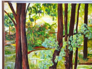 Niet of onleesbaar gesigneerd - Landschap met bos kopen? Bied vanaf 1!