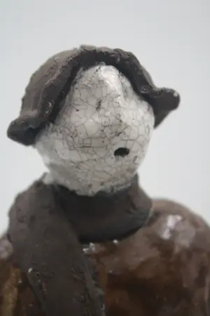 Niet of onleesbaar gesigneerd - Twee Prachtige Keramieken Deense Design Sculpturen kopen? Bied vanaf 1!