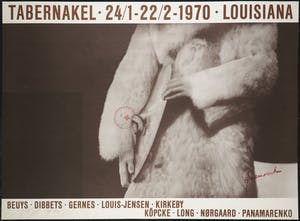 Buy Panamarenko - en Joseph Beuys - Handgesigneerd affiche, Tabernakel? Bid from 1!