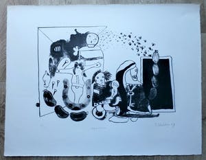 Ed Dukkers - Litho: Dolhuis - 1969 kopen? Bied vanaf 40!