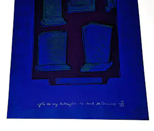 Marlene Dumas - Groot kleuren litho - zeer kleine oplage (15) Agter die nagt bedriglik die dood kopen? Bied vanaf 630!