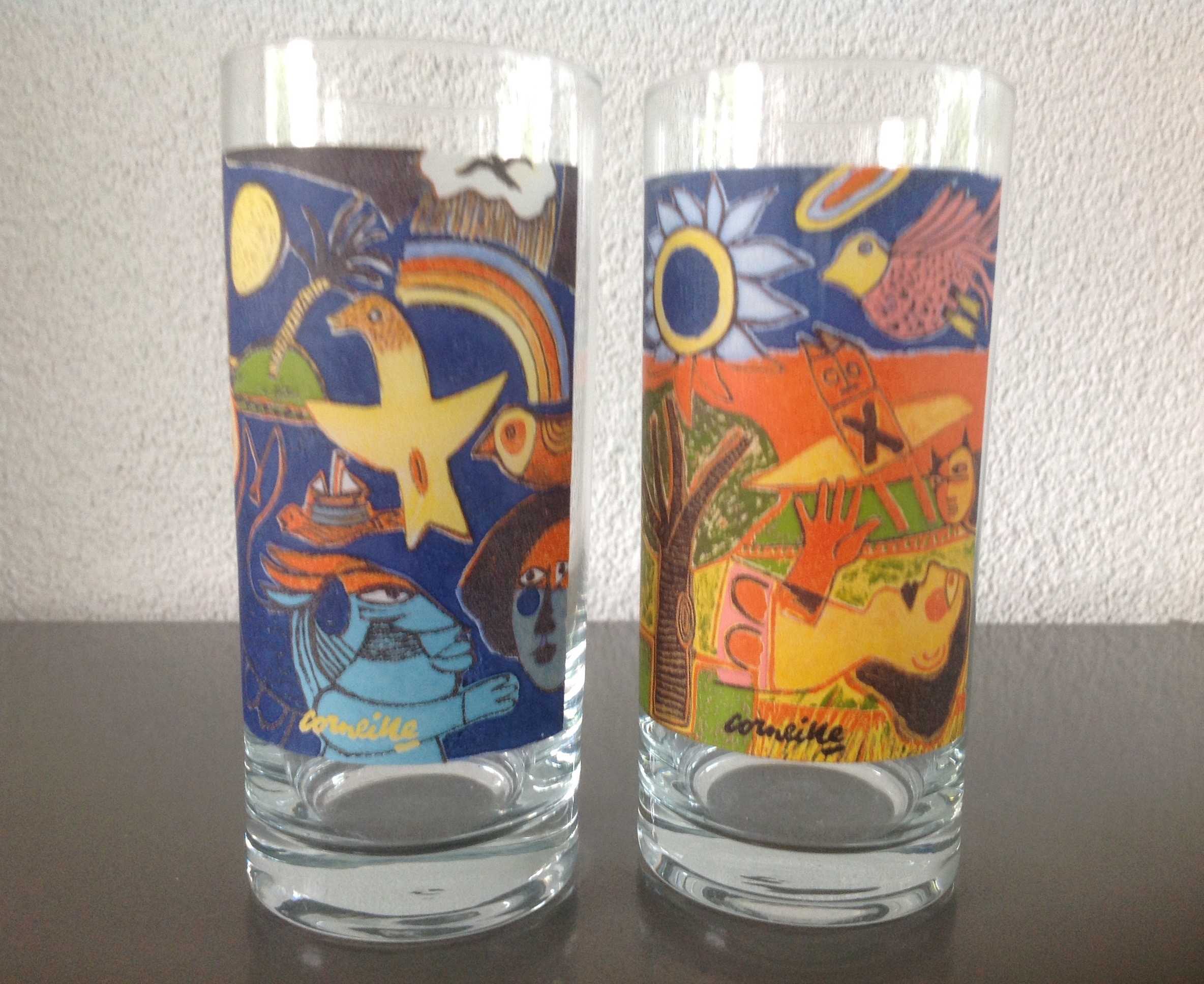 Corneille - Twee bekers en twee glazen. kopen? Bied vanaf 20!