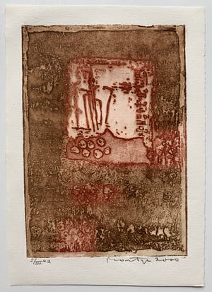 Jan Montyn - kleurenets - zonder titel - 2000 (Eerste afdruk van een editie van 50 ex.) kopen? Bied vanaf 100!