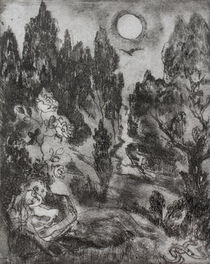 Jeanne Bieruma Oosting - Album met 12 etsen: Une selection des fleurs du mal - 1976 kopen? Bied vanaf 250!