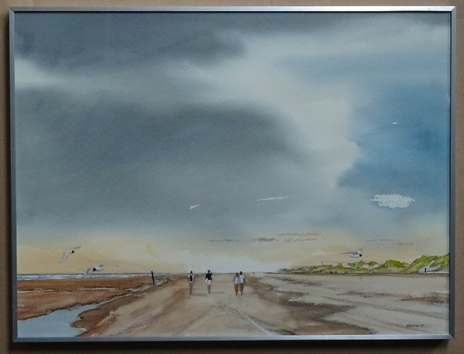 Franklin Meijer - Noord Holland - Strand met wandelaars kopen? Bied vanaf 40!