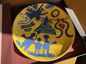 Corneille - Jubileum receptenschaal Luna + klein schaaltje Nourypharma (incl certificaat) kopen? Bied vanaf 60!