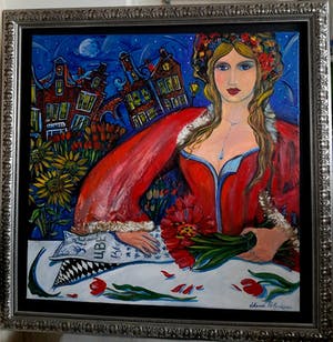 Elena Polyakova - Flower girl in Amsterdam kopen? Bied vanaf 275!