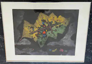 Mordecai Ardon - Leaf with a cross kopen? Bied vanaf 40!