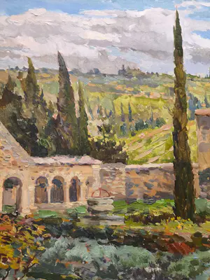 Dmitri Kostylov - De abdij van Sant'Antimo, Toscane, Italië kopen? Bied vanaf 450!