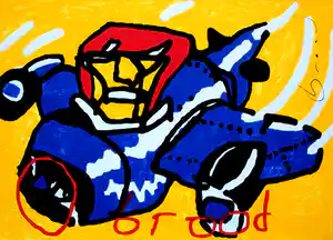 Herman Brood - zeefdruk: Vliegtuig (Laatste exemplaar!) verkocht voor € 399!