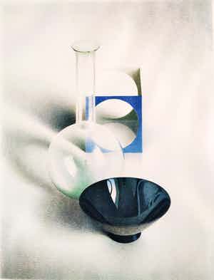 Olav Cleofas van Overbeek - Stilleven met zwarte kom verkocht voor € 50!