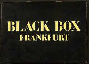 Paul Panhuysen - Johan Goedhart, Thomas van der Linden & Piet Oosthoek, Black Box Frankfurt kopen? Bied vanaf 1!