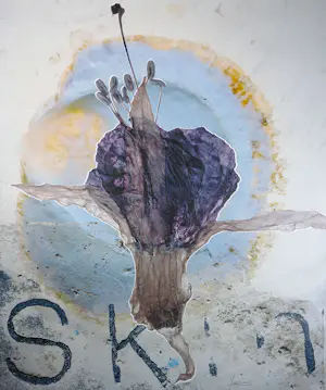 Mark Verdoes - Fotocollage (gedrukt) op doek, Skin II kopen? Bied vanaf 50!