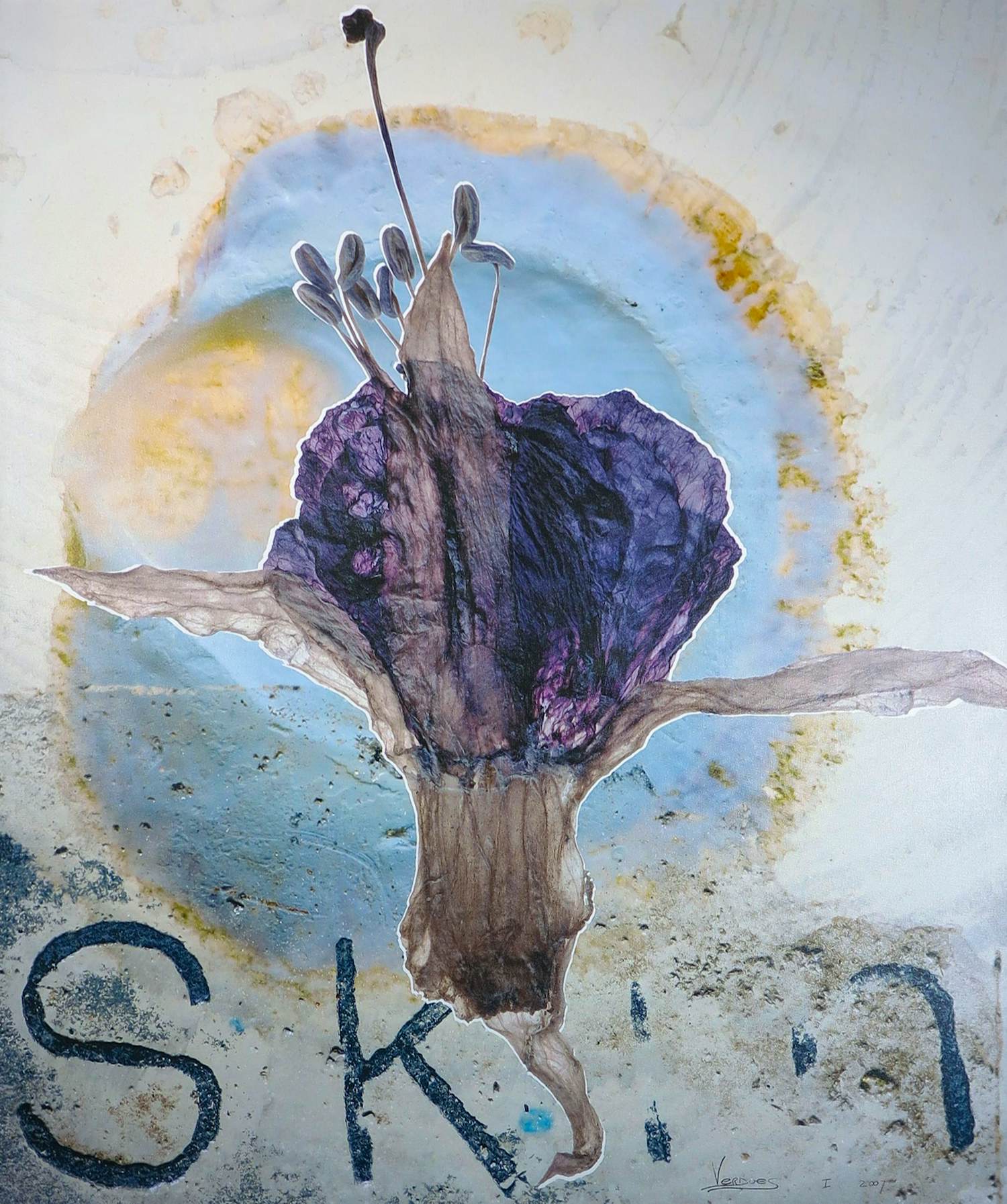 Mark Verdoes - Fotocollage (gedrukt) op doek, Skin II kopen? Bied vanaf 50!