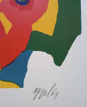 Karel Appel - Figuren, zeefdruk kopen? Bied vanaf 695!