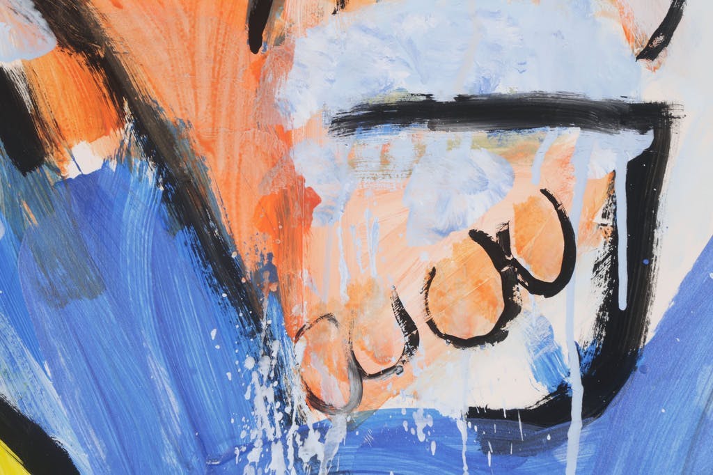 Adele Breteler - Adele Breteler: Acryl op papier, Zonder titel II kopen? Bied vanaf 1!