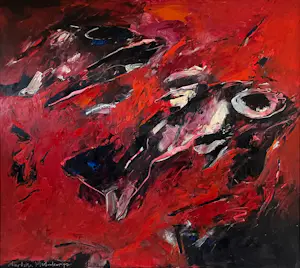 Charlotte Molenkamp - Zeer groot olieverfschilderij op doek in fraaie lijst kopen? Bied vanaf 2500!