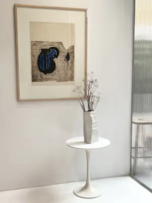 Cees Kortlang - Ets, Abstracte voorstelling in Blauw "Cold Blue" - Ingelijst 2/10 kopen? Bied vanaf 75!