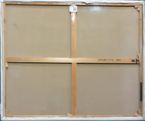 Peter Thijs - Acryl op doek, Marmeren vierkant (Groot) kopen? Bied vanaf 100!