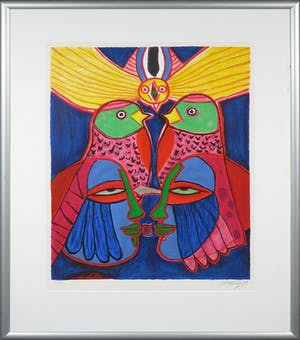 Corneille - Zeefdruk, Splendeur des Tropiques - Ingelijst kopen? Bied vanaf 250!