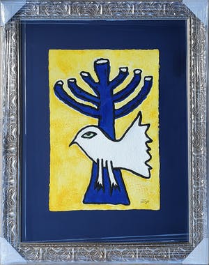 Corneille - Aquagravure: 'L’Oiseau de la Liberté' - Nieuw ingelijst kopen? Bied vanaf 720!