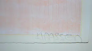 Wil Klaassen - Zonder titel II - (vaas met bloemen) - ingelijste grote gouache kopen? Bied vanaf 120!