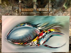 Gena - Abstract Blue Light kopen? Bied vanaf 1!