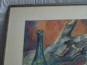 Klaas Pijlman - Aquarel , Stilleven – gesigneerd & ingelijst – Groot - 1963 kopen? Bied vanaf 75!