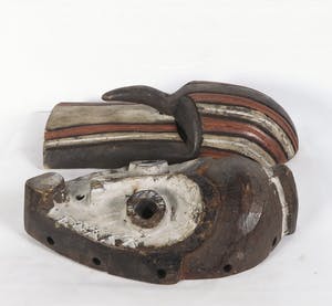 Pende - & Songye, Set van twee kleine paspoortmaskers kopen? Bied vanaf 1!