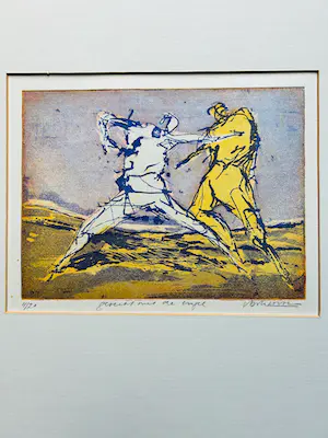 Ad van Bokhoven - Gevecht met de engel kopen? Bied vanaf 30!