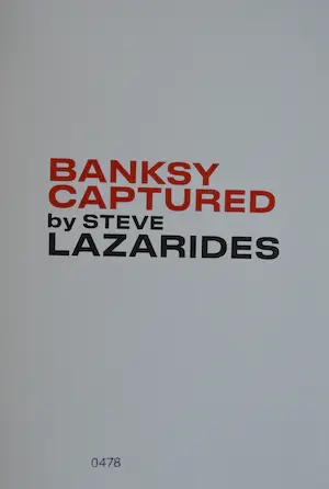 Banksy - Banksy, Steve Lazarides: BANKSY CAPTURED. 1ste druk !! kopen? Bied vanaf 1!