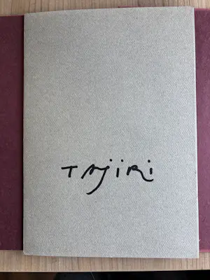Shinkichi Tajiri - Catalogus met losse preeg-/blinddruk, Knoop. kopen? Bied vanaf 150!