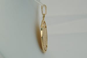 2544b- 18 Krt gouden montuur met losse Britse Sovereign munt Edward VII 1908 kopen? Bied vanaf 290!