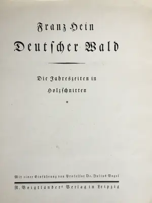 Franz Hein - “ De Vier Jaargetijden “, map met 4 houtsneden. kopen? Bied vanaf 65!