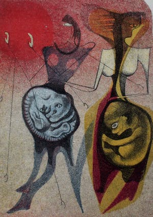 Harry van Kruiningen - Map met 8 kleurenlitho’s: Achnaton - 1954 kopen? Bied vanaf 295!