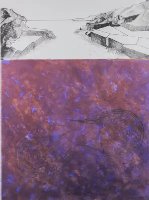 Arno Kramer - Litho, Z.T. - Ingelijst kopen? Bied vanaf 70!