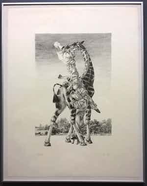 Peter Vos - Gevoelens - gesigneerde litho verkocht voor € 250!