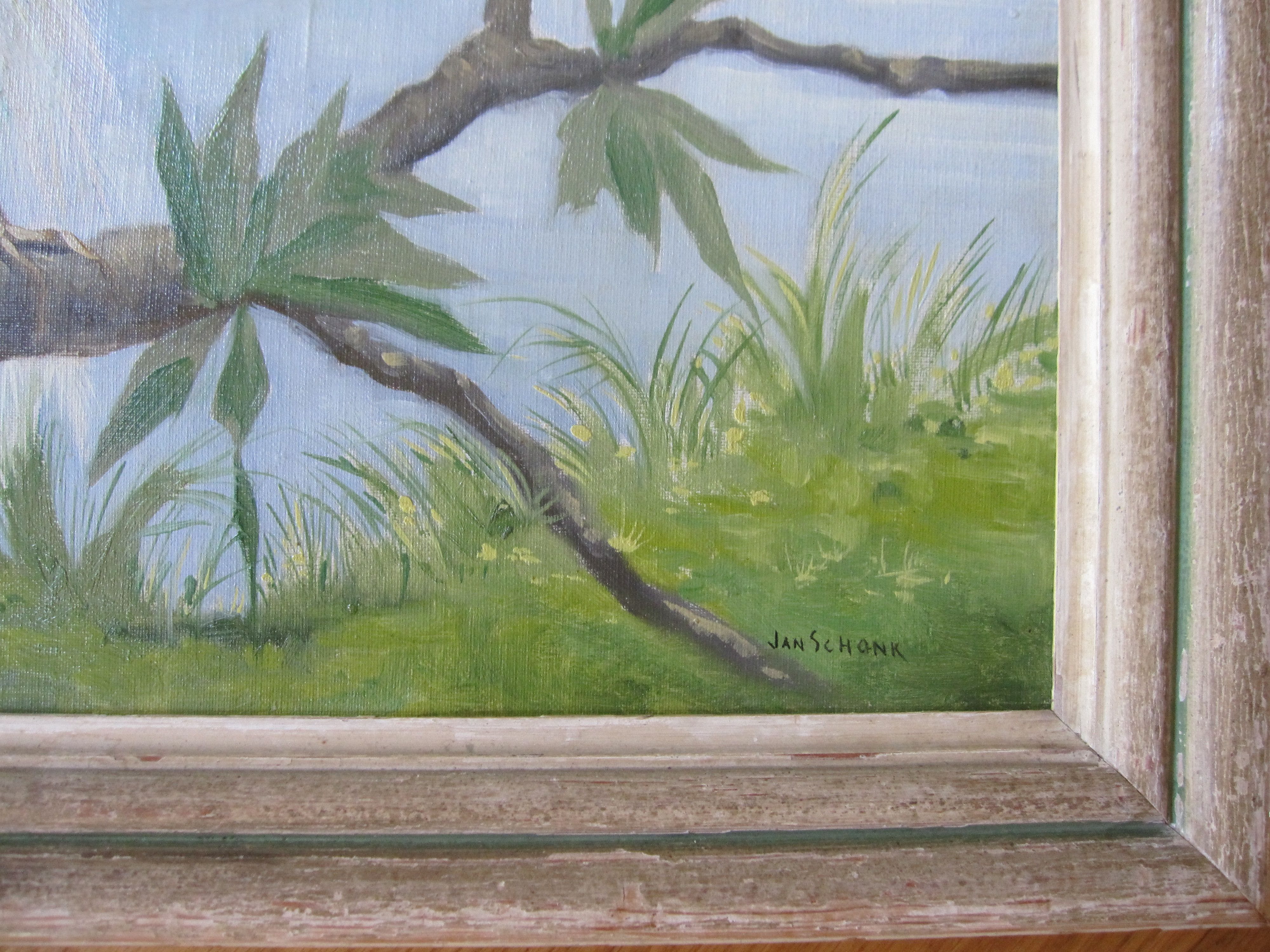 Jan Schonk - Zilverreigers in een boom kopen? Bied vanaf 300!