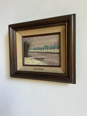 Julien Van Langenhove - Winterlandschap langs de Leie kopen? Bied vanaf 25!