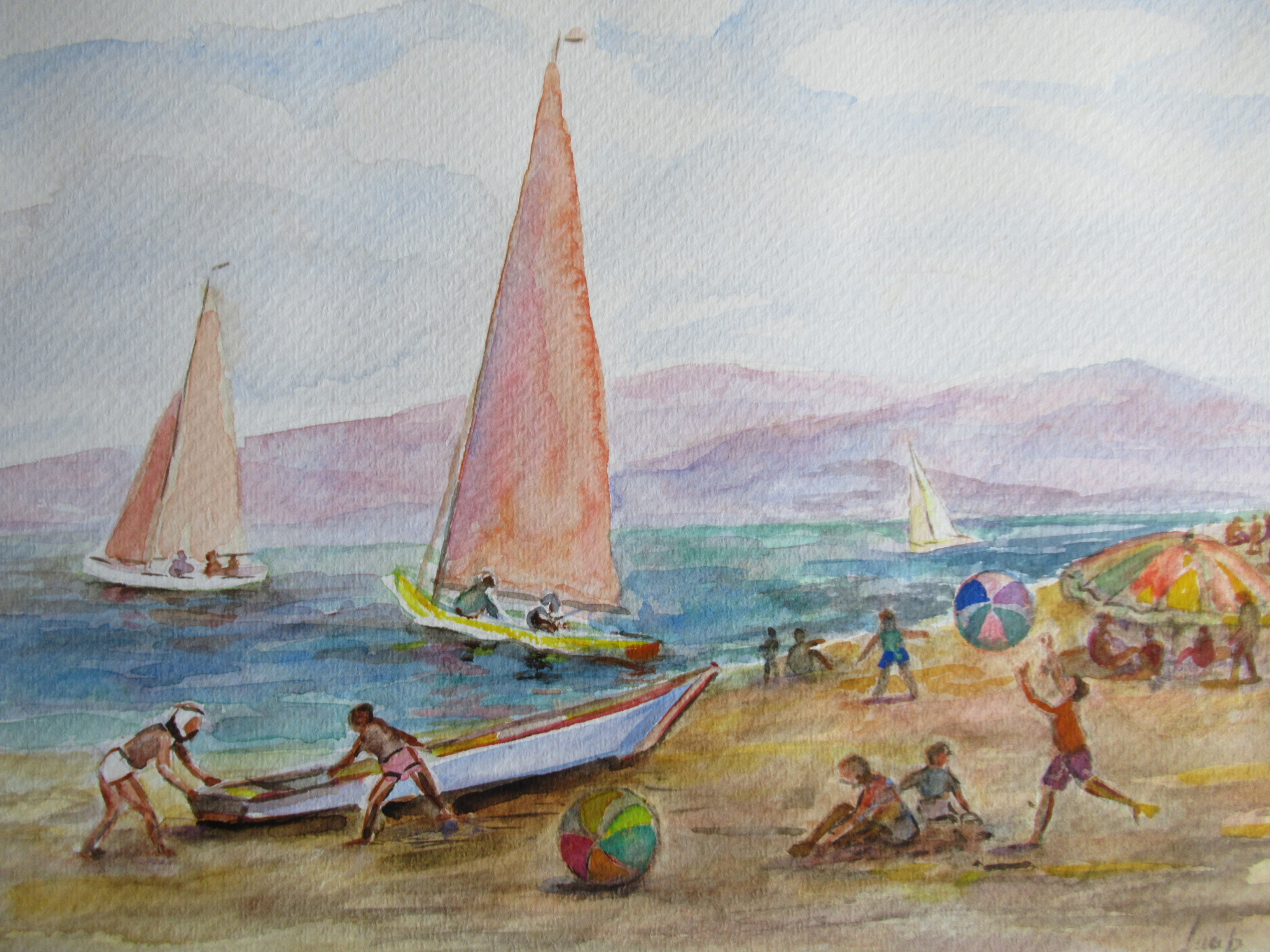 Jaap de Ruig - Zee en strand - Canet plage Perpignan  kopen? Bied vanaf 1!