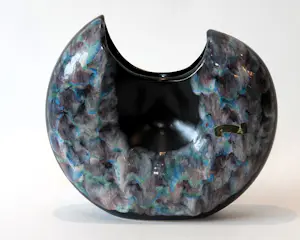 Ruscha - Heinz Siery, zeer zeldzame vaas uit zijn laatste serie voor Ruscha kopen? Bied vanaf 40!