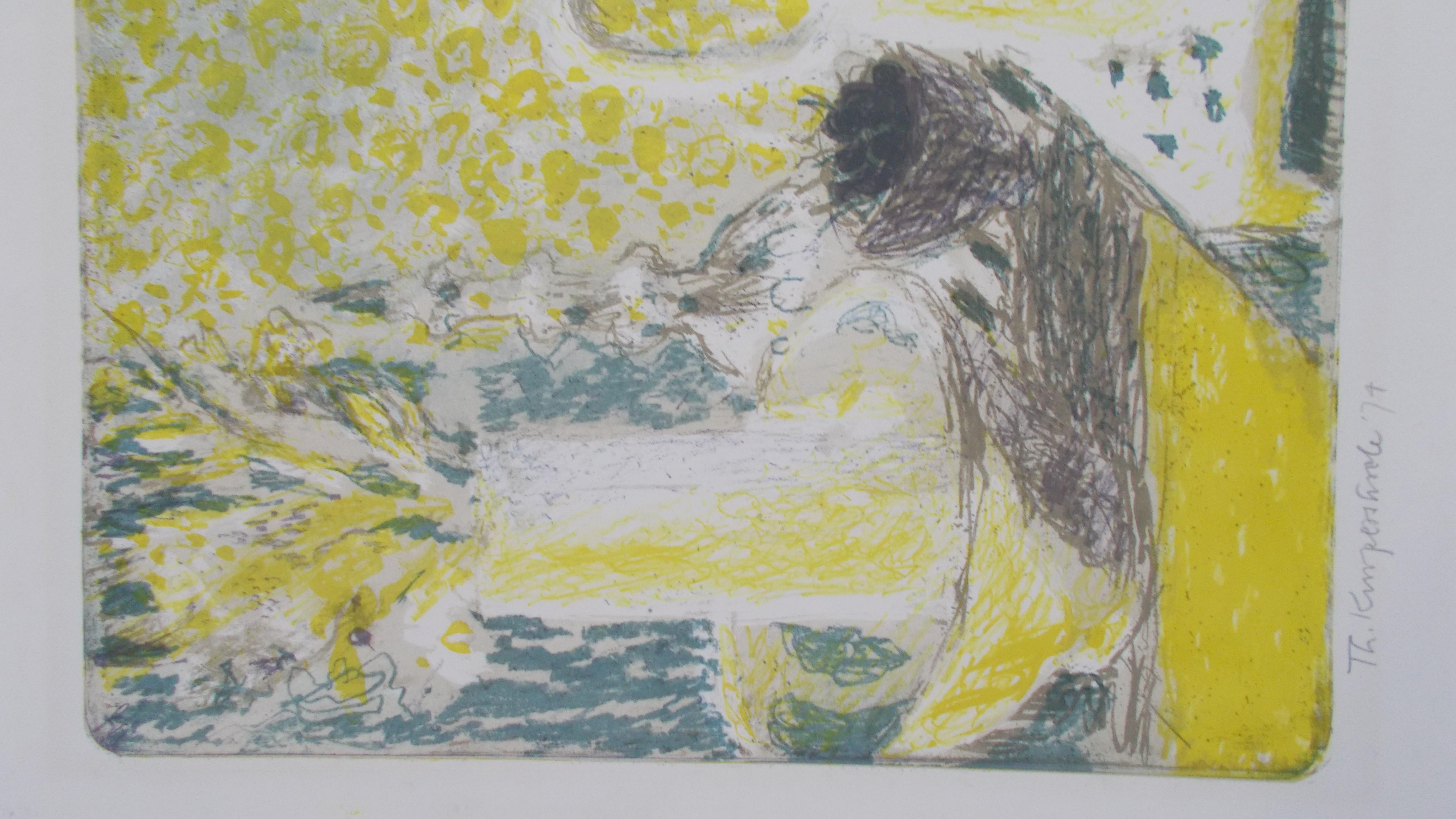 Theo Kurpershoek - Vrouw bij koffiekan en kandelaar kopen? Bied vanaf 35!