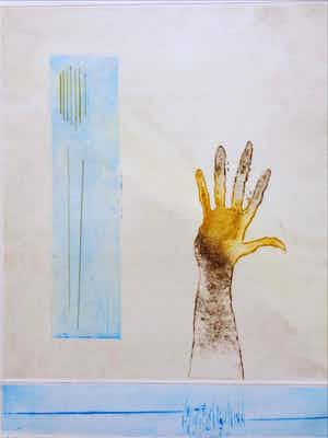 Jan Montyn - LA LUMIERE / KLEURETS / 65x50cm / SIG / 1991 verkocht voor € 45!